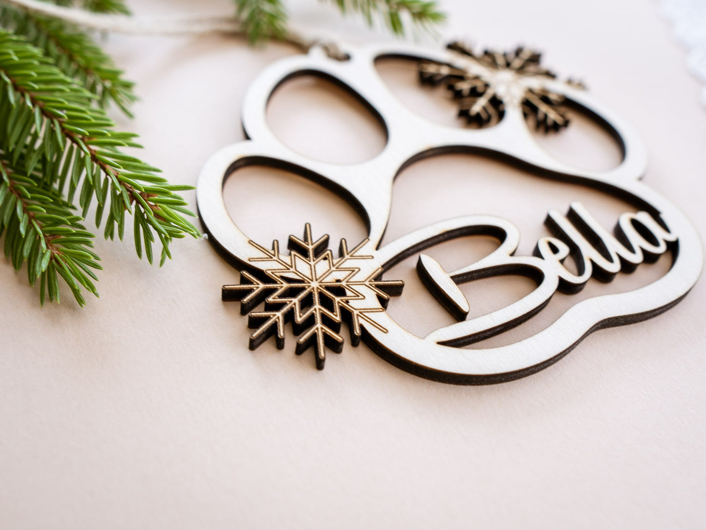 Personalized Pet's Christmas tree Ornament